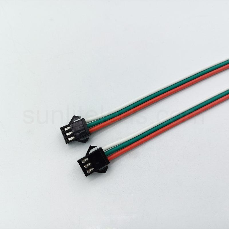 3 pin JST cable for pixel tape light supplier