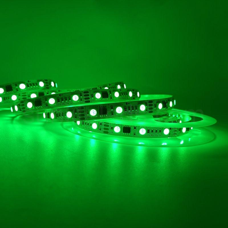 WS2818 arduino LED strip green