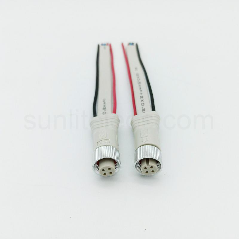 Waterproof 4 pin cable for pixel strip