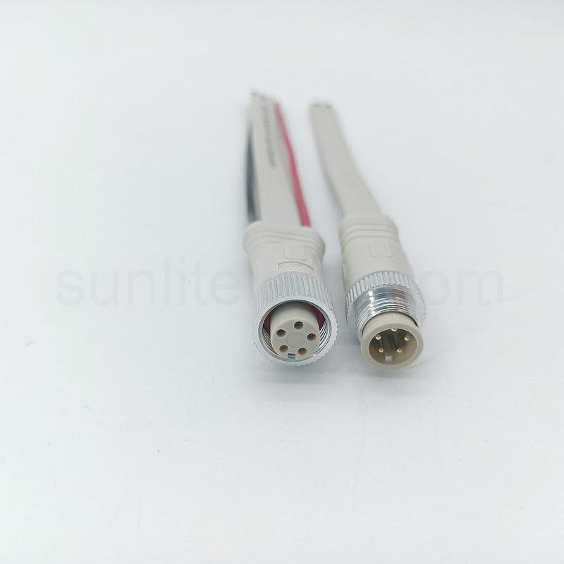 Waterproof 5 pin wire for addressable LED strip China