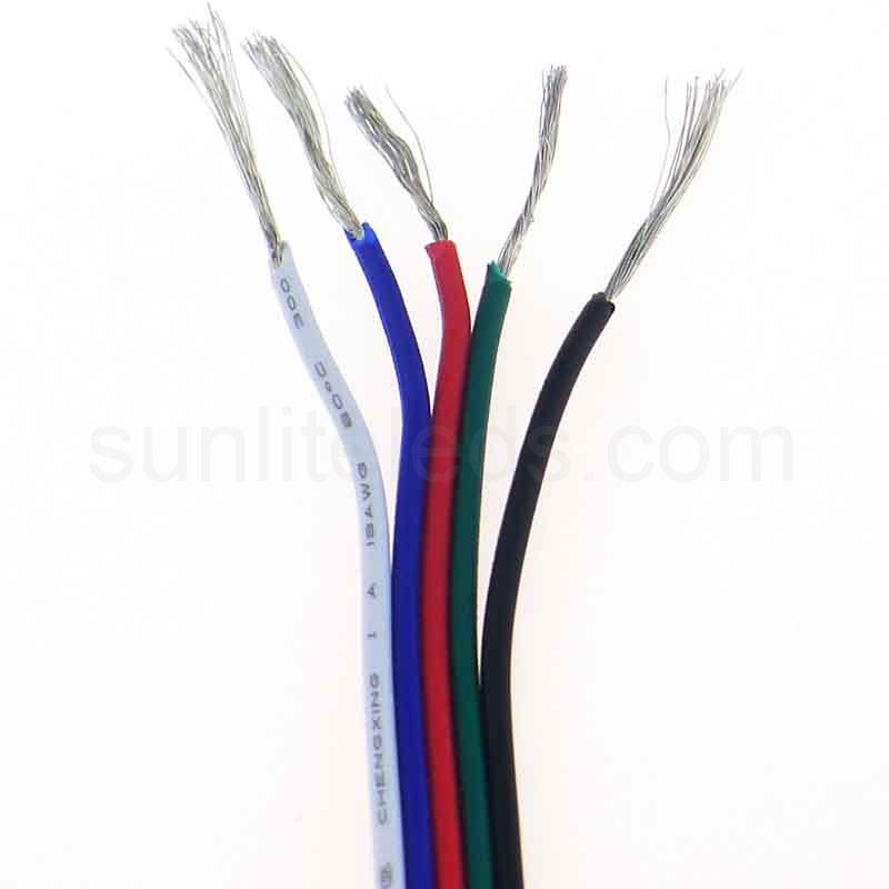 5 pin LED Strip Wire clips Connector for RGB RGBW RGBCCT LED Strip Light
