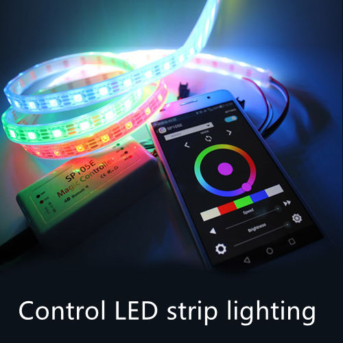 SP105E connect with LED strip