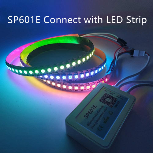 SP601E connect with LED strip