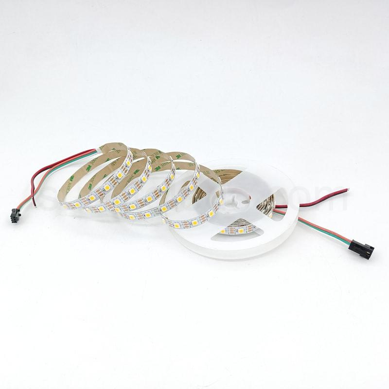 8mm White individually controlled SK6812 LED strip 5V
