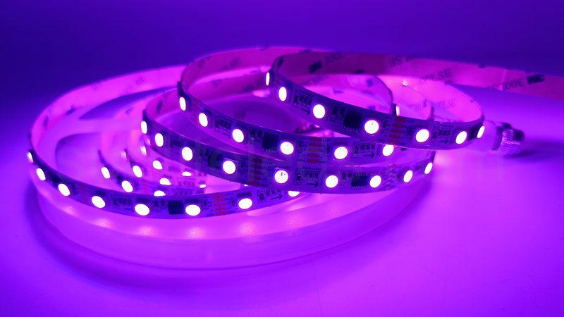 DMX Controlled LED Strip Lights for Stage and Studio
