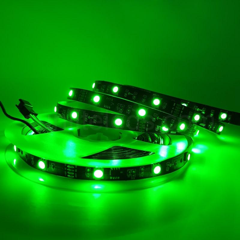 RGB UCS1903 LED strip green