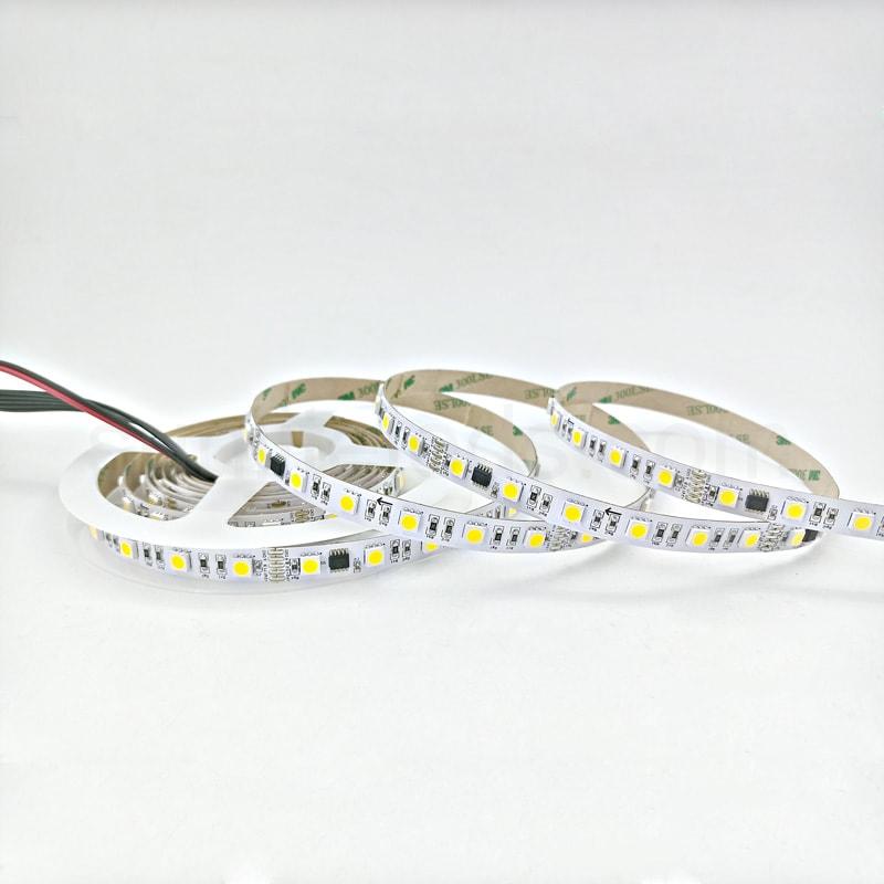 White DMX 24v digital LED strip light feature picture