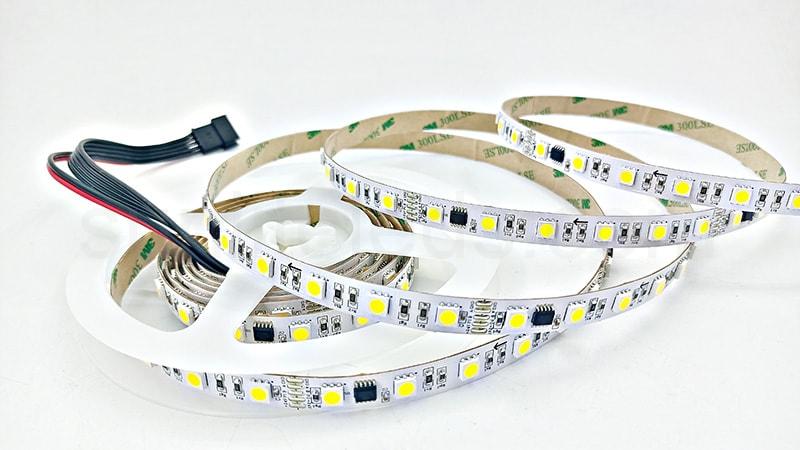 White DMX 24v digital LED strip light