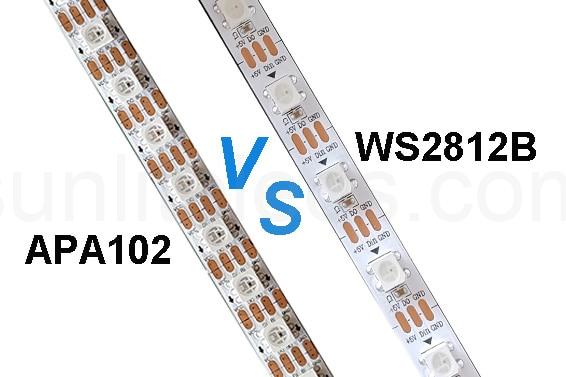 APA102 VS WS2812B