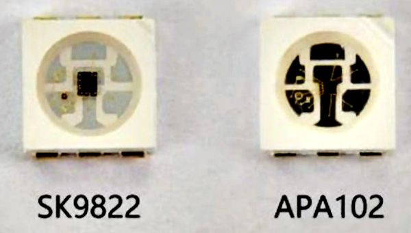 SK9822 vs APA102