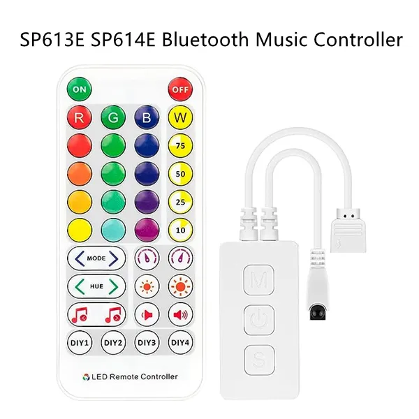 SP613E SP614E Bluetooth Music RGB RGBW LED Controller - Leading China Pixel  LED Manufacturer