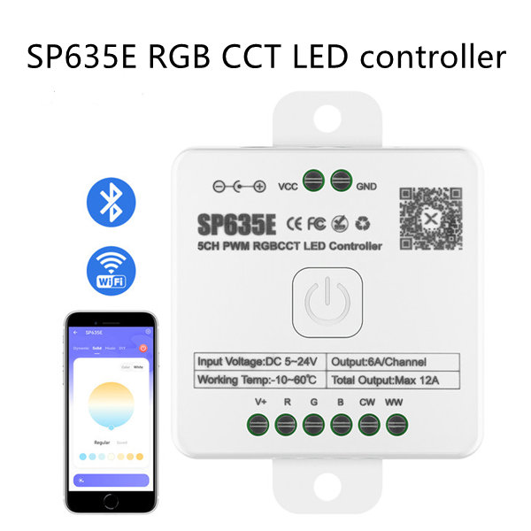 SP635E RGB CCT LED controller