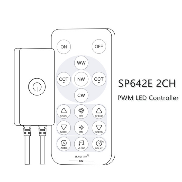 SP642E 2CH PWM LED Controller