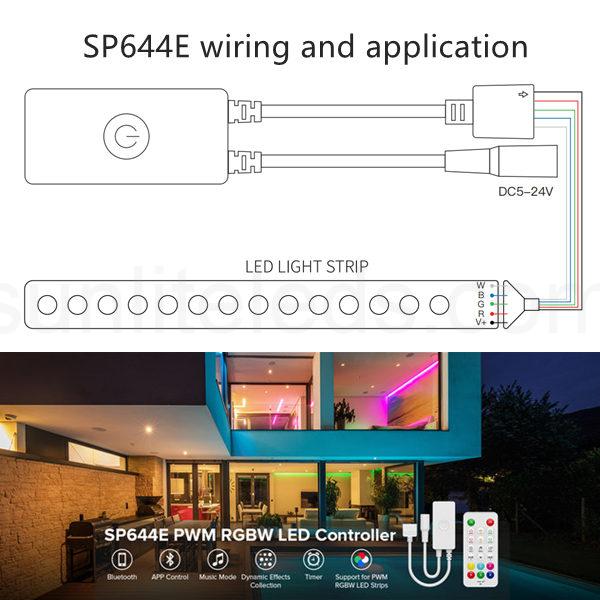 SP644E wiring and application