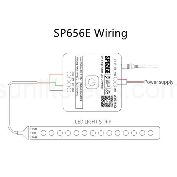 SP656E controller wiring