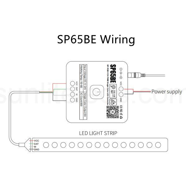 SP65BE Wiring