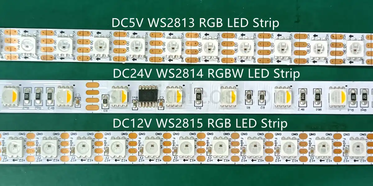WS2813 vs WS2814 vs WS2815 LED strips