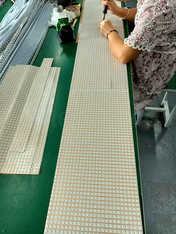WS2815 led strip in production