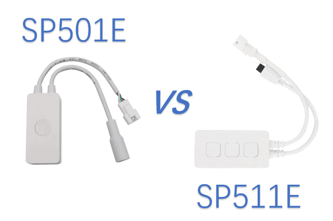 sp501e vs sp511e led controller