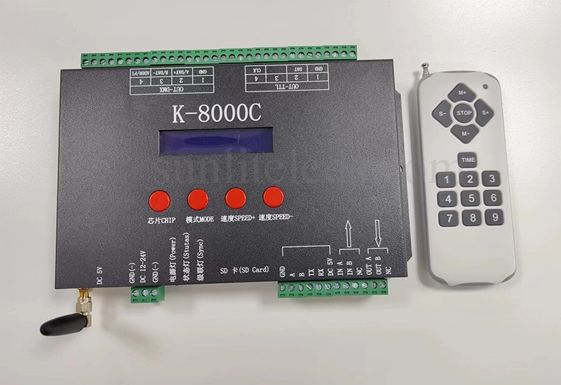 K8000C led controller with remote control