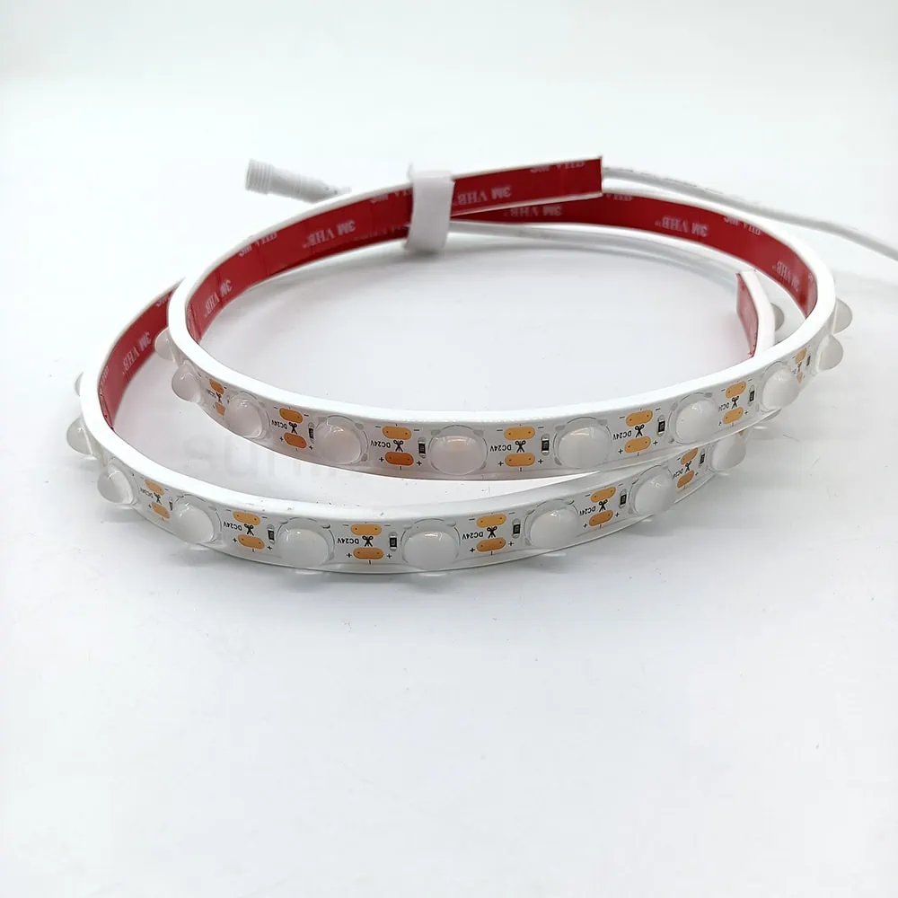 30 Degree Beam Angle IP65 Flexible LED Strip With Lens 14X9mm 1