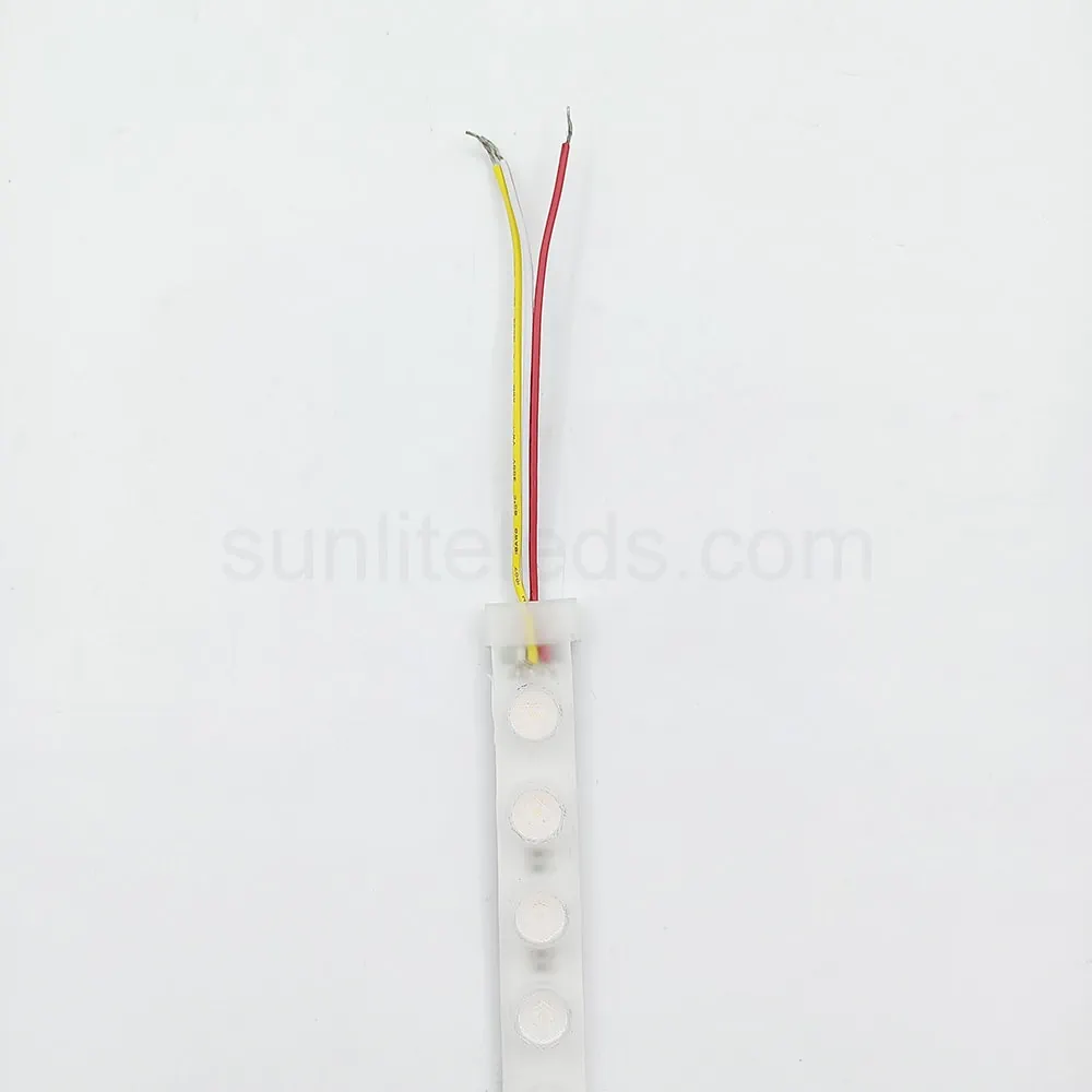 CCT Tunable White IP65 Flexible LED Strip With Lens 19X9mm 4