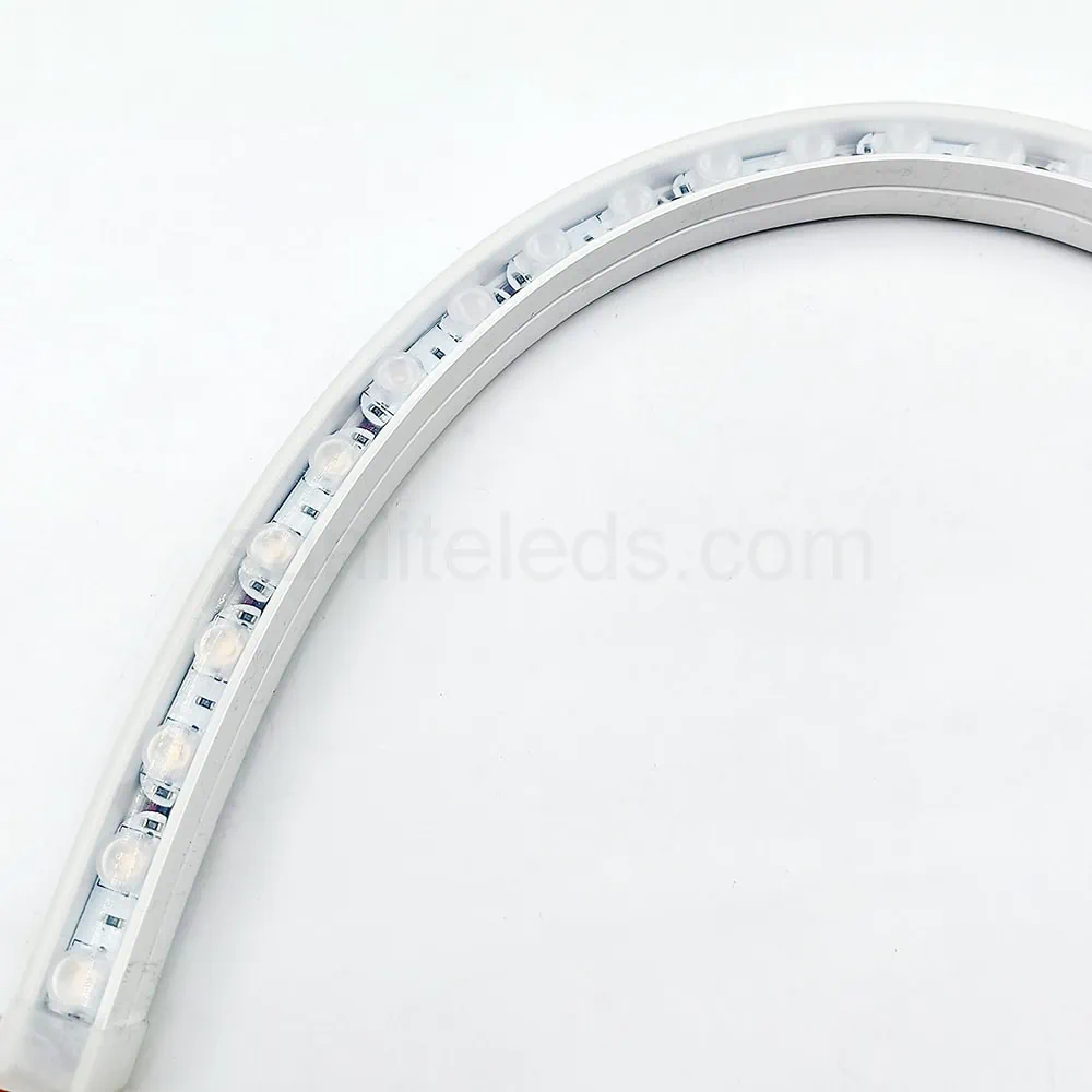 Warm White IP65 Flex LED Linear Strip With Lens 17X17mm 1