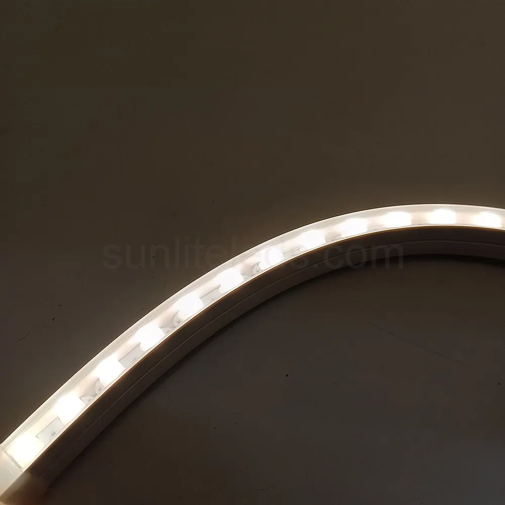 Warm White IP65 Flex LED Linear Strip With Lens 17X17mm 2