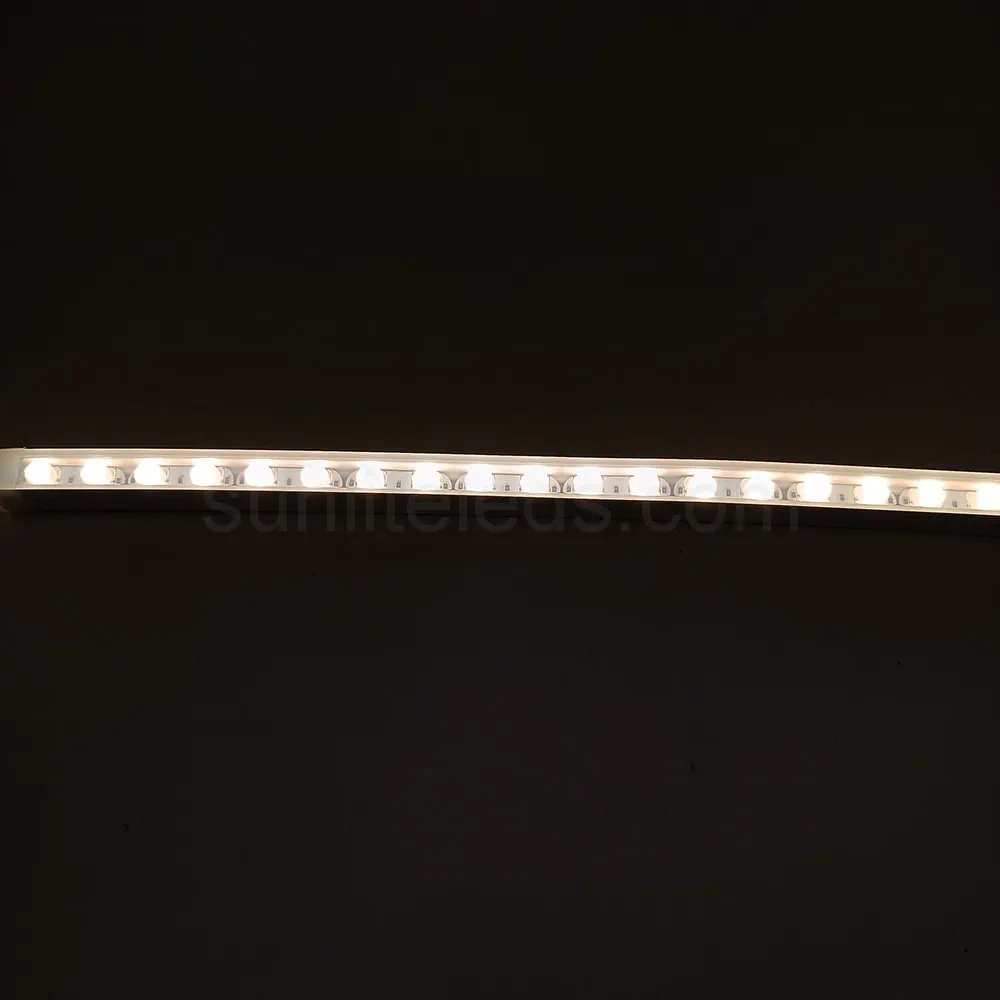Warm White IP65 Flex LED Linear Strip With Lens 17X17mm 4