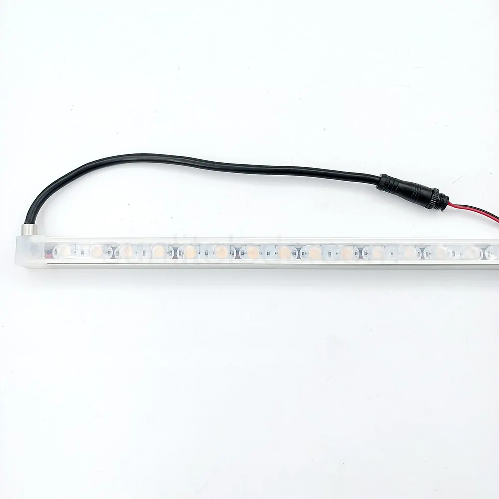 Warm White IP65 Flex LED Linear Strip With Lens 17X17mm 6